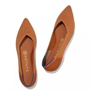 ROTHY'S, THE POINT IN FAWN, SIZE 8.5